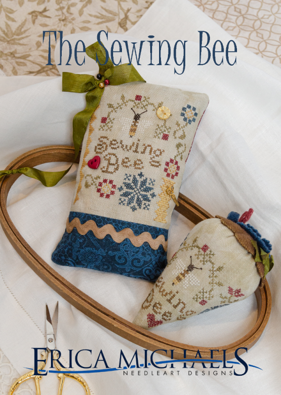 The Sewing Bee Cross stitch pattern by Erica Michaels