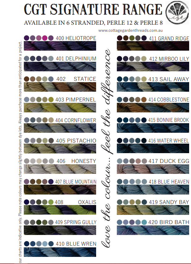 Cottage Garden Threads - Signature Range (100-710)