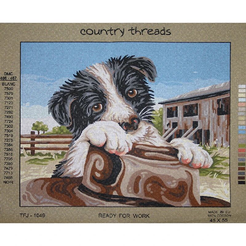 Ready For Work - Tapestry Canvas