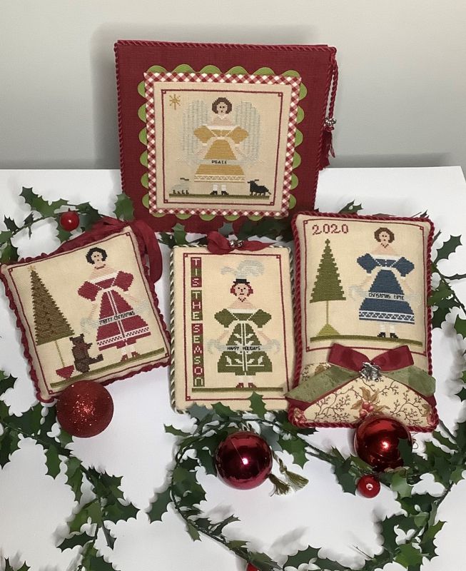 Tis the Season Christmas 2020 - Reproduction Sampler Pattern by Hands Across the Sea Samplers (PDF)
