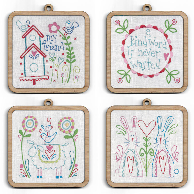 Stitchery Wall Frames 4" Square