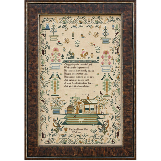 Elizabeth Beaven 1835 ~ Reproduction Sampler by Hands Across the Sea Samplers
