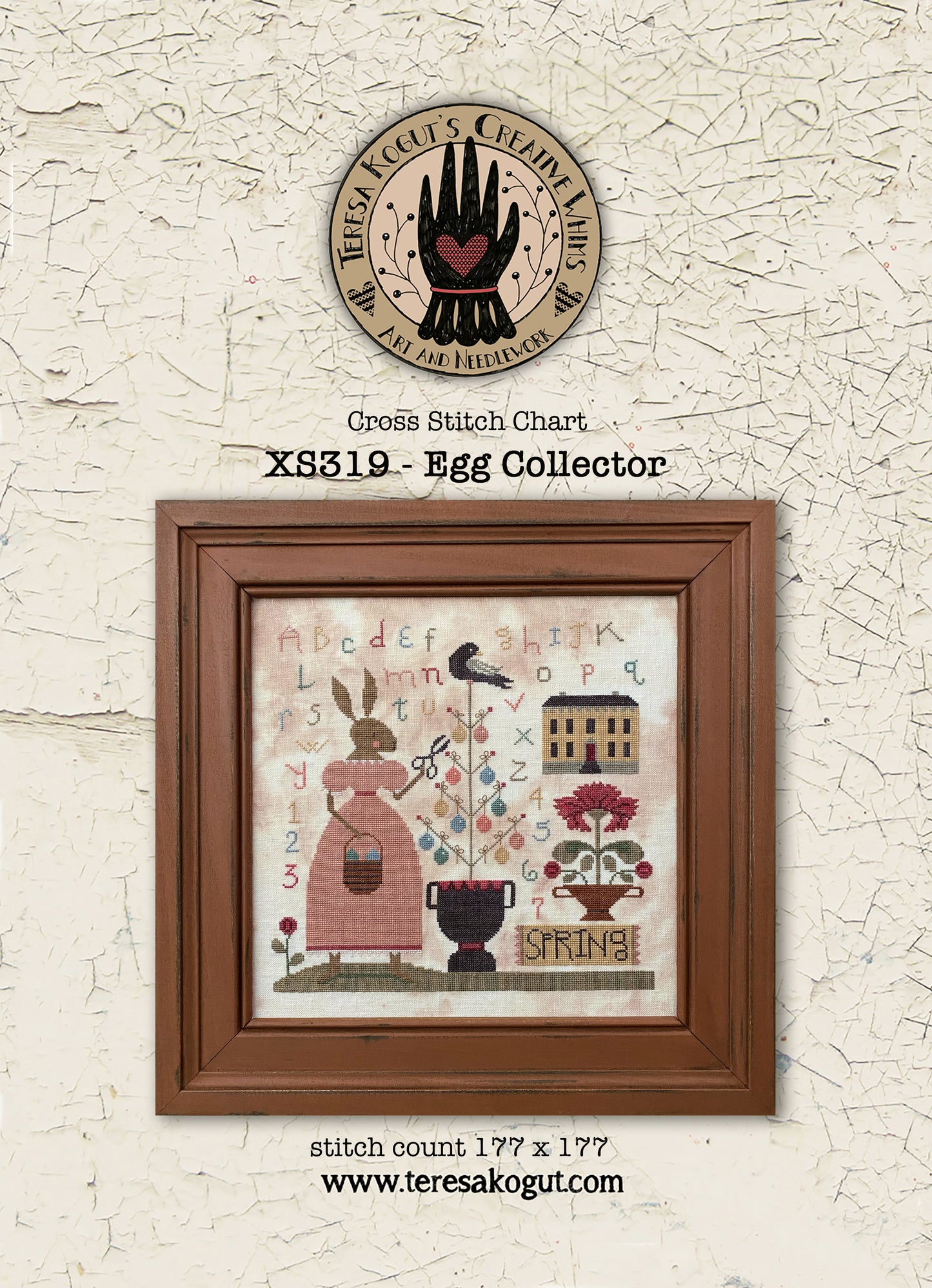 Egg Collector - Cross Stitch Pattern by Teresa Kogut