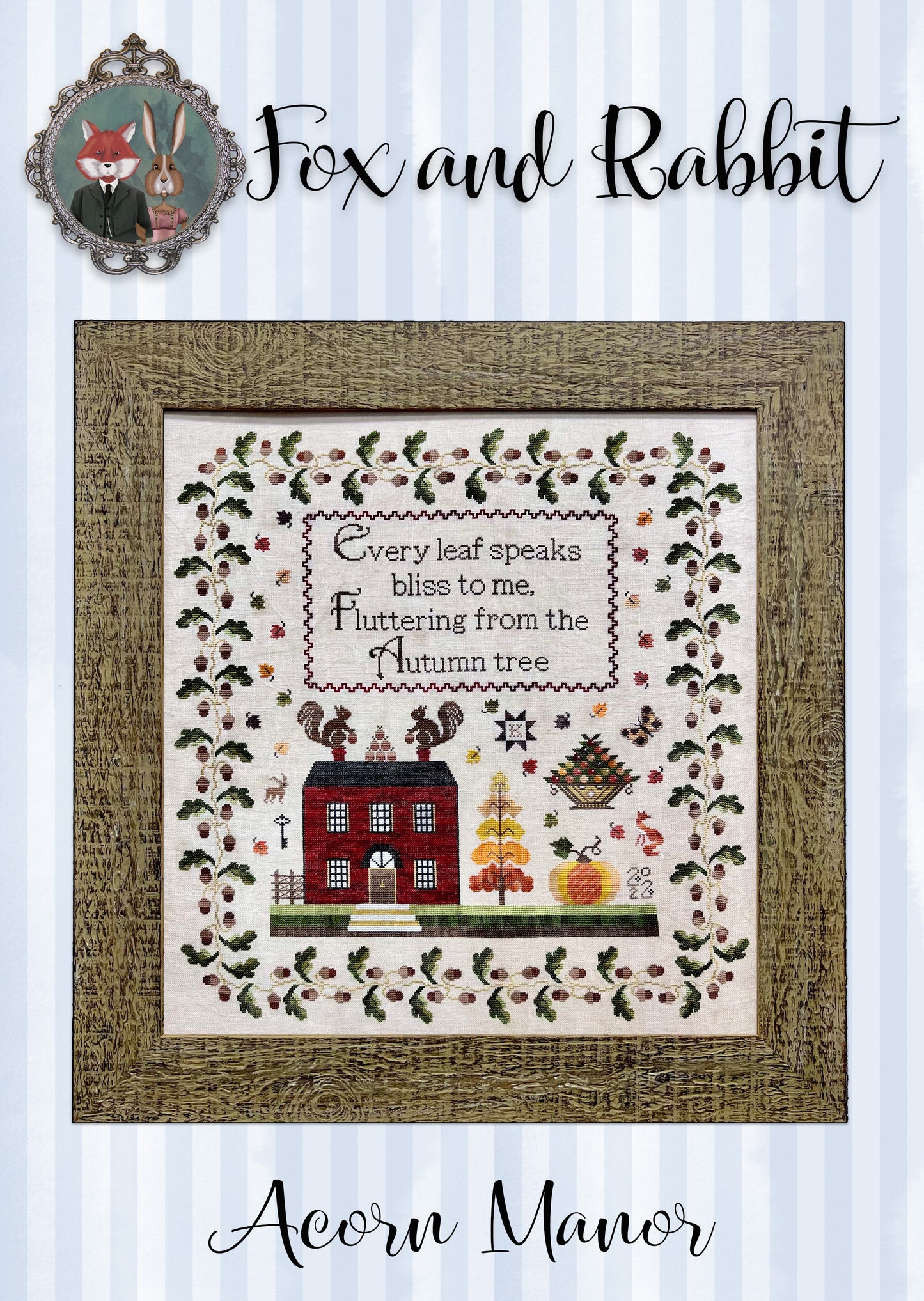 Acorn Manor - Cross Stitch Pattern by Fox & Rabbit Designs