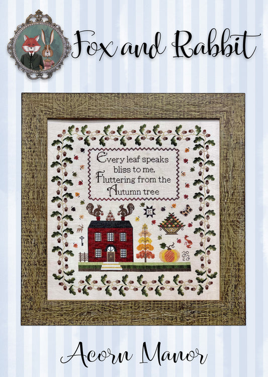 Acorn Manor - Cross Stitch Pattern by Fox & Rabbit Designs