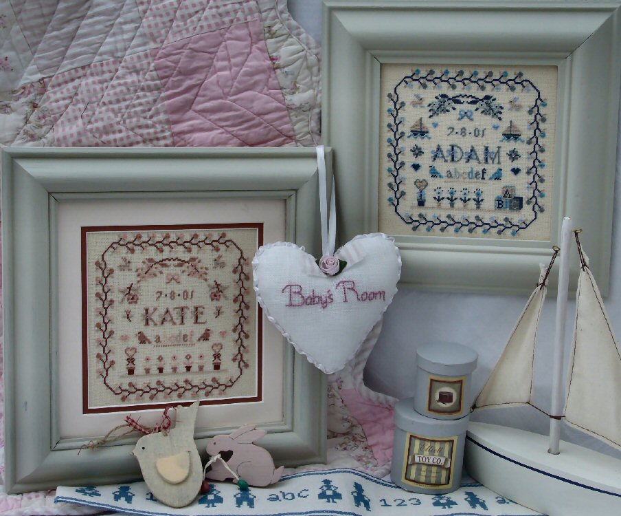 Baby Sampler Cross Stitch Pattern