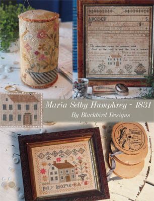 Maria Selby Humphrey 1831 - Cross Stitch Chart by Blackbird Designs
