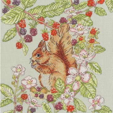 Bramble Garden - Cross Stitch Kit by Bothy Threads
