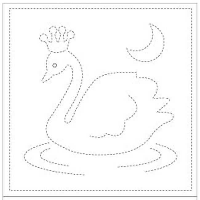 Sashiko Sampler - Swan