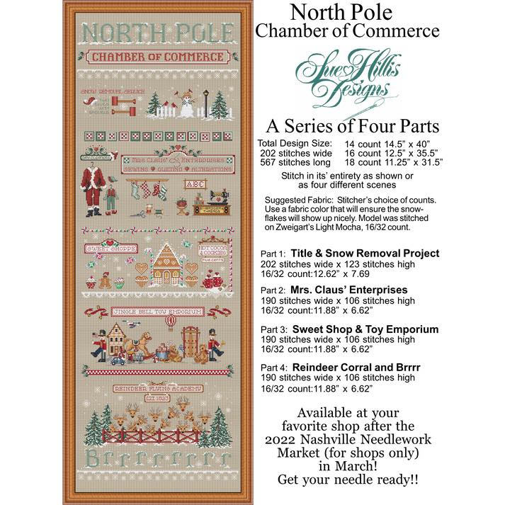 Chamber of Commerce Part Two- Cross Stitch Pattern by Sue Hillis