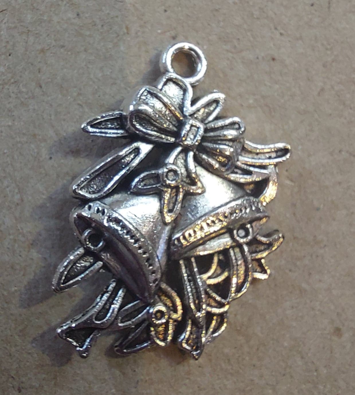 Christmas Bells Charm - 25mm x 18mm