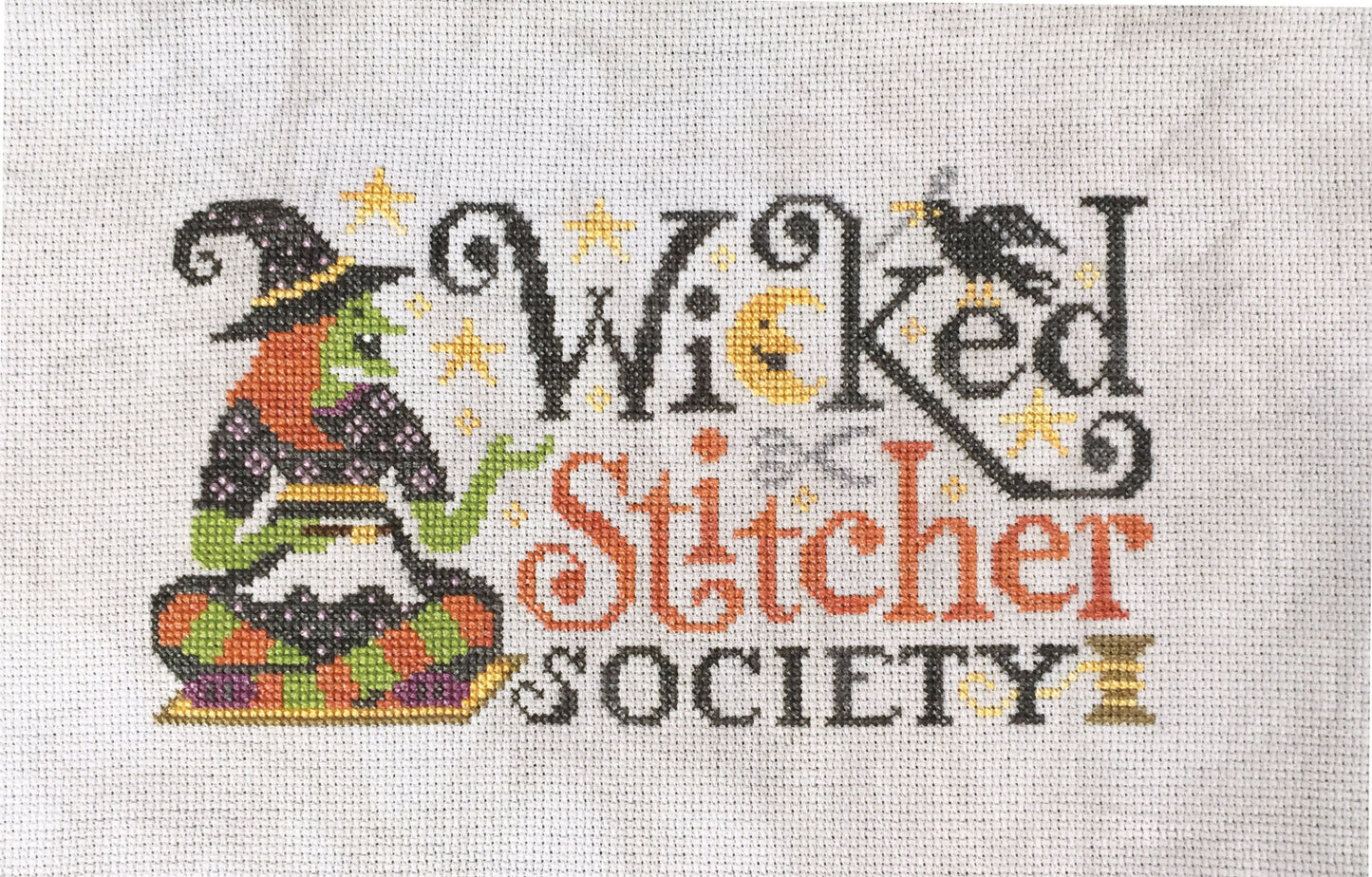 Wicked Stitcher Society - Cross Stitch Pattern by Silver Creek Samplers