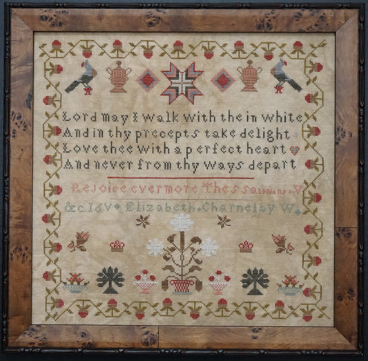 Elizabeth Charnelay W - Cross Stitch Chart by La-D-Da