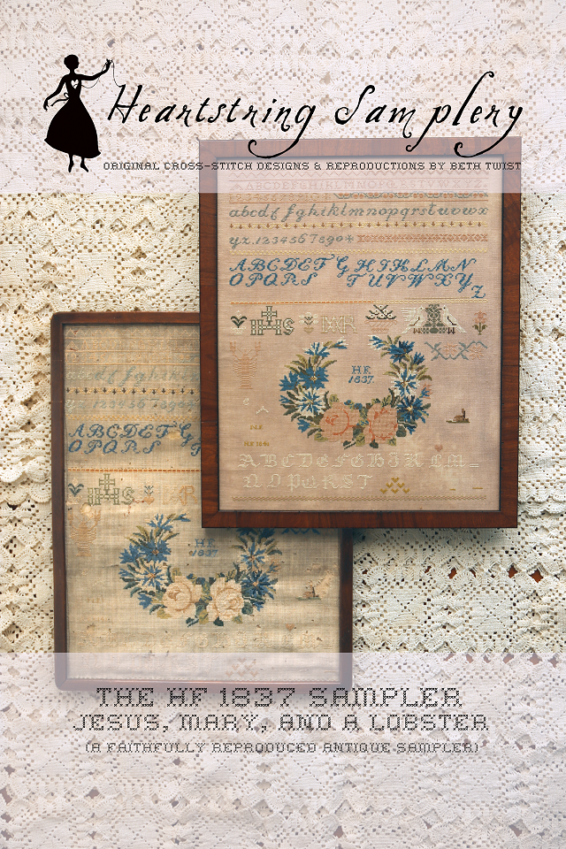 The HF 1837 Sampler - Reproduction by Heartstring Samplery