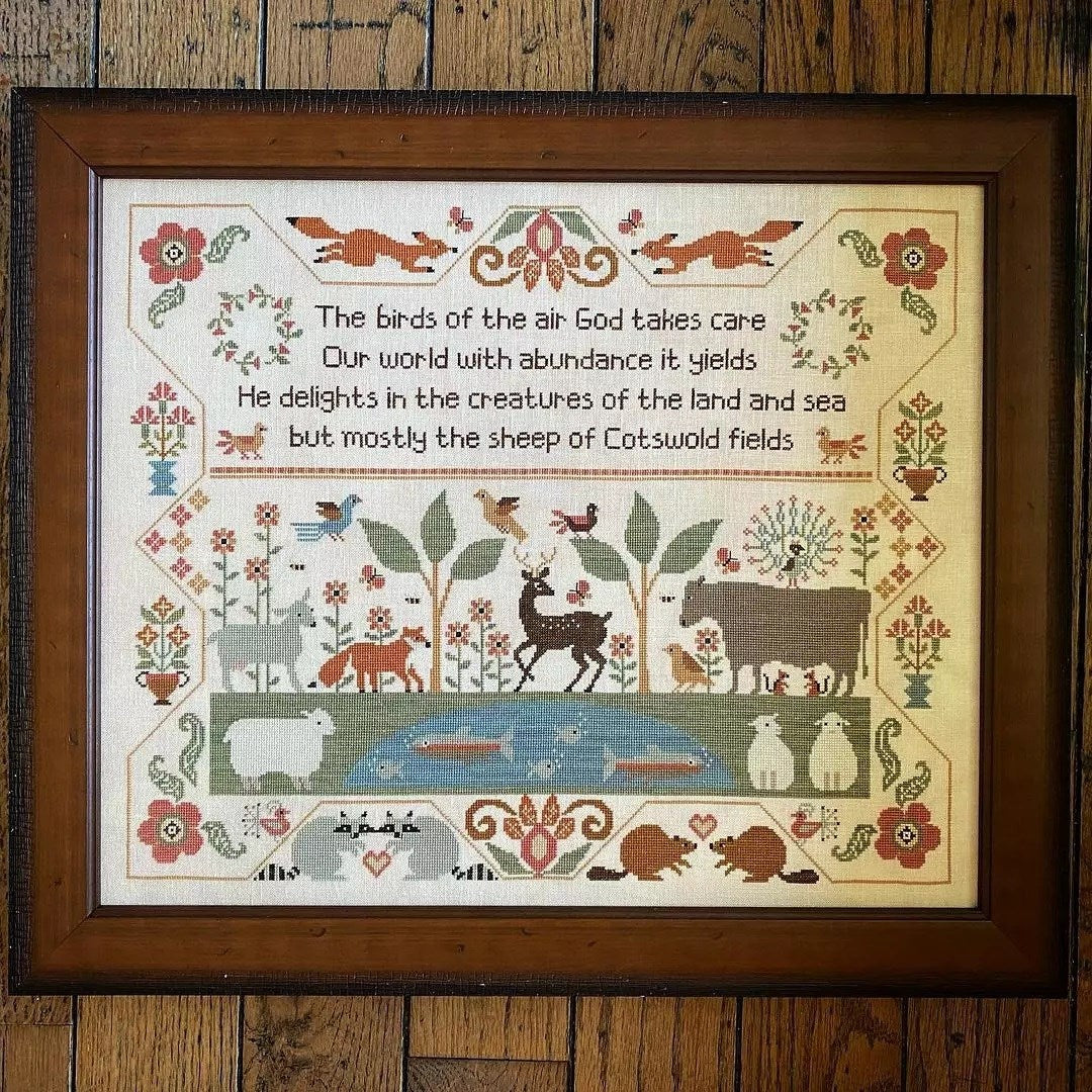 Cotswold Fields - Cross Stitch Pattern by Teresa Kogut