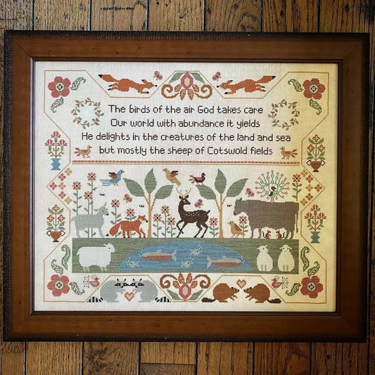 Cotswold Fields - Cross Stitch Pattern by Teresa Kogut