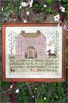 The Dog Sampler - Cross Stitch Pattern by Heartstring Samplery