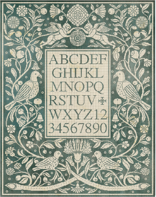 Fancy an ABC - Cross Stitch Pattern by Modern Folk Embroidery