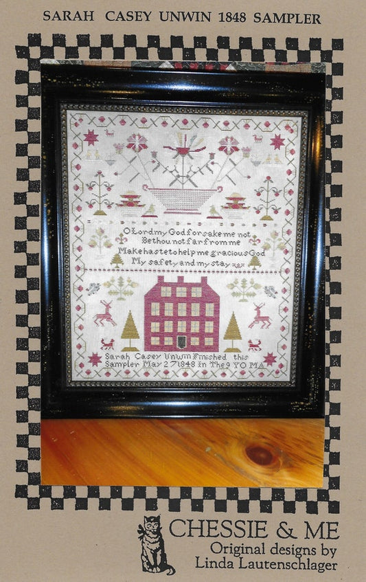 Sarah Casey Unwin 1848 - Reproduction Sampler