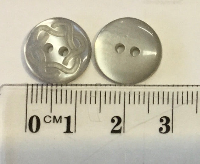 Light Grey decorative button