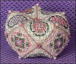 15 Tiny Gardens Biscornu - Pattern by Just Nan