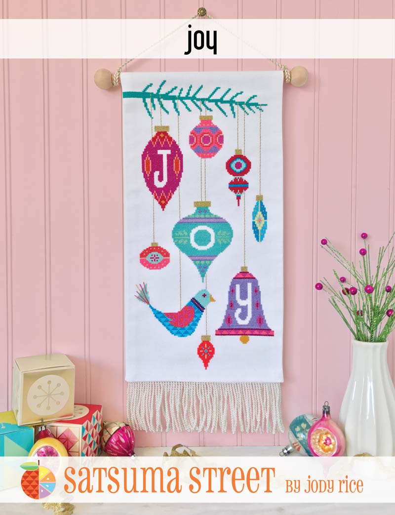 Joy - Cross Stitch Pattern by Satsuma Street