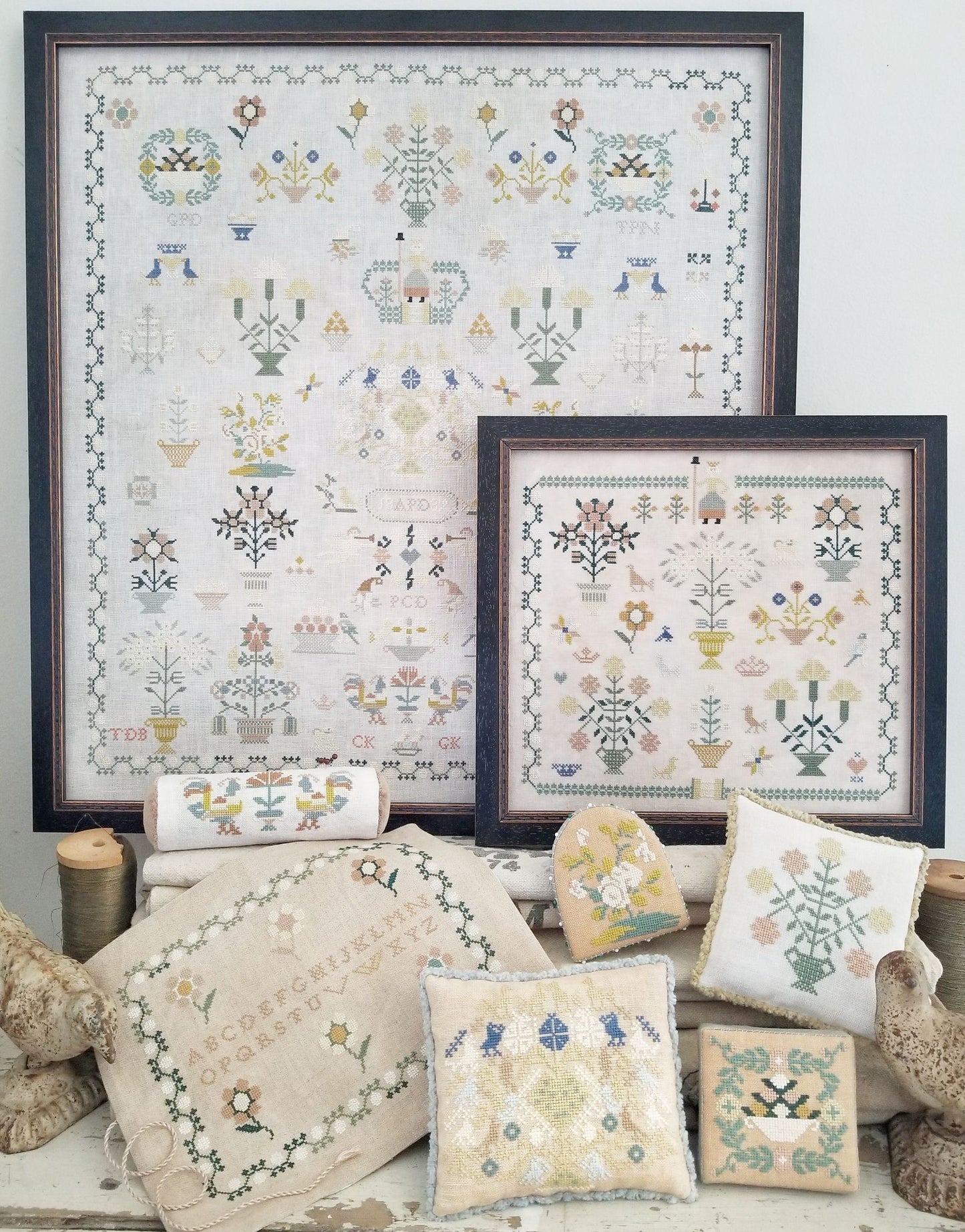 Dutch Sampler Collection - Cross Stitch Pattern By Hello From Liz Mathews