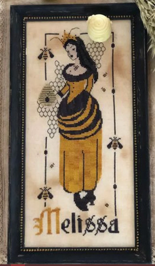 Melissa - Cross Stitch Pattern by The Primitive Hare