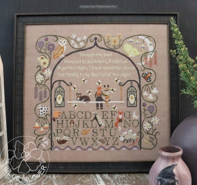 Moonlight Sampler - Cross Stitch Pattern by The Blue Flower