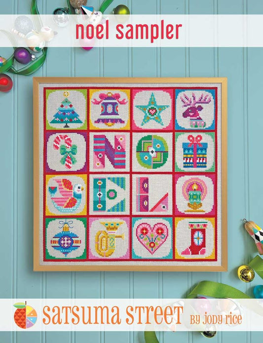 Noel Sampler - Cross Stitch Pattern by Satsuma Street