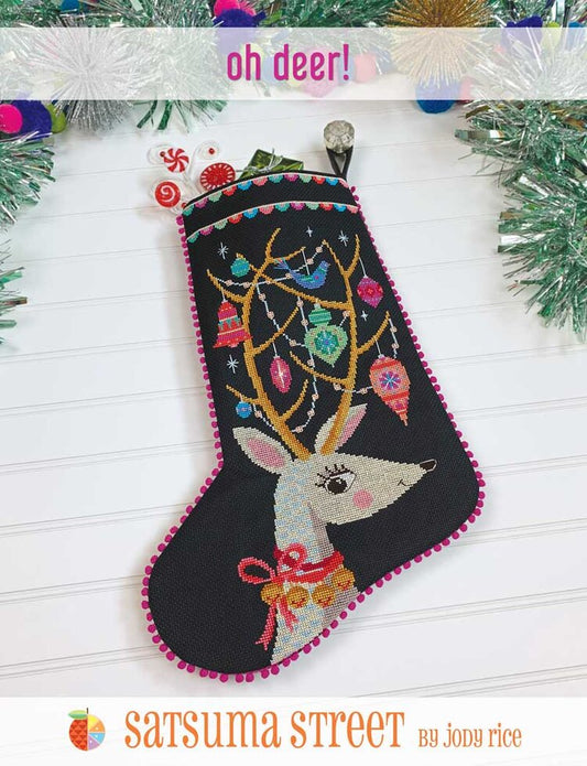 Oh Deer! - Cross Stitch Pattern by Satsuma Street
