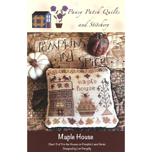 Maple House - Cross stitch pattern by Pansy Patch