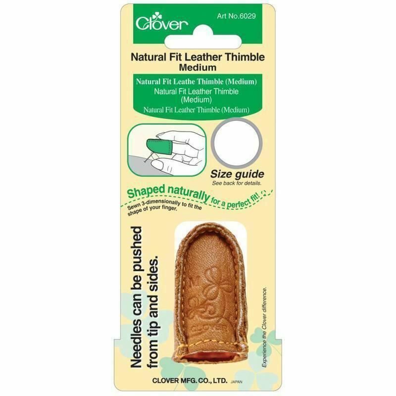 Clover Natural Fit Leather Thimble