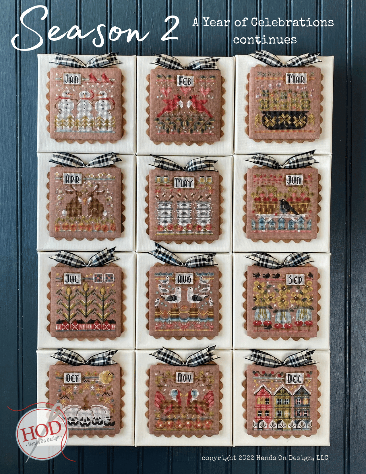 A Year of Celebration (year 2) - Cross Stitch Pattern by Hands on Design