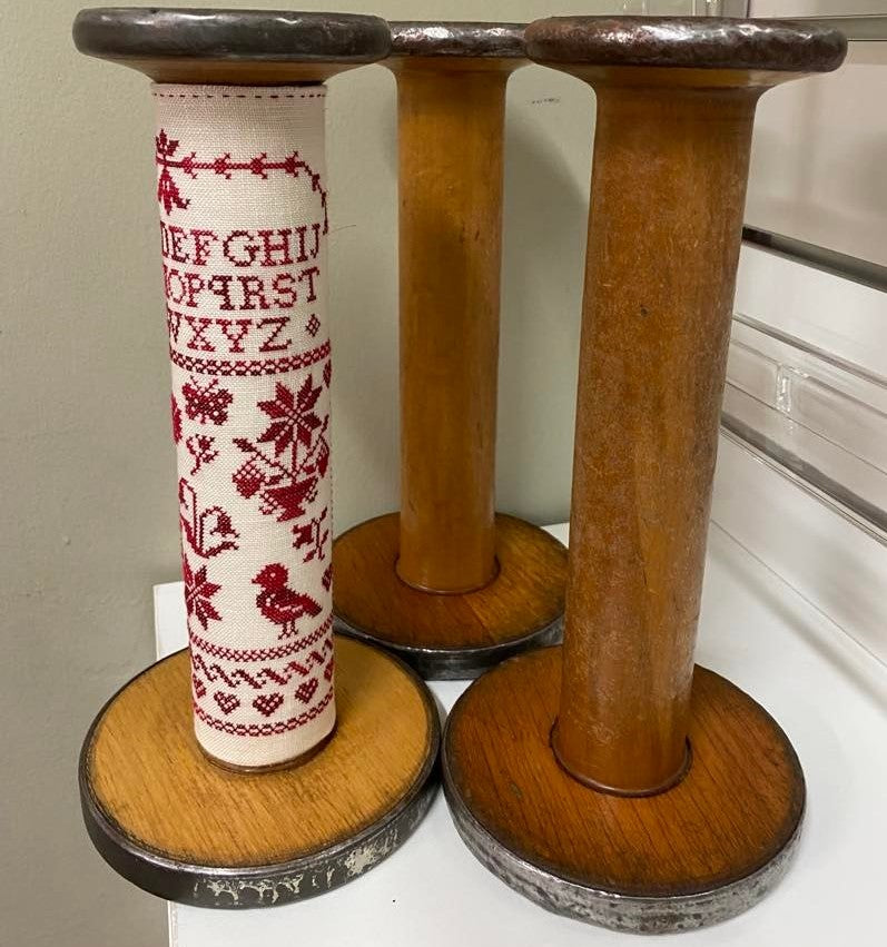 Antique Timber Spools