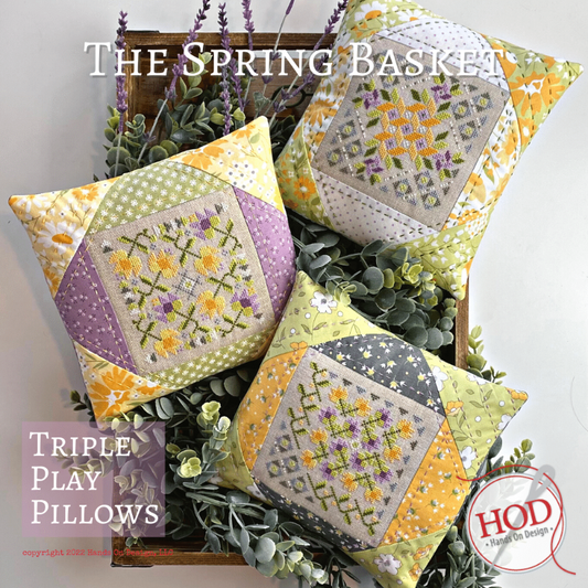 The Spring Basket  - Cross Stitch Pattern by Hands On Design