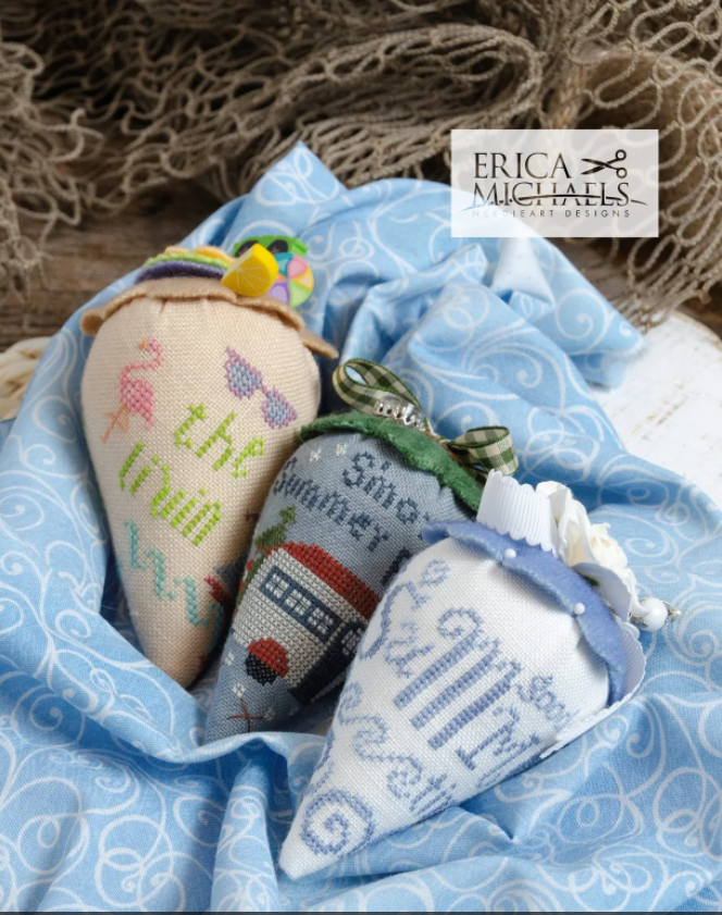 Summertime Berries - Cross stitch pattern by Erica Michaels