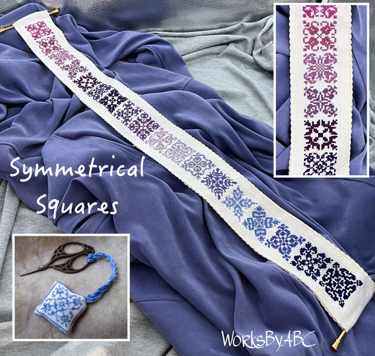 Symmetrical Squares - Cross Stitch Pattern by Works by ABC
