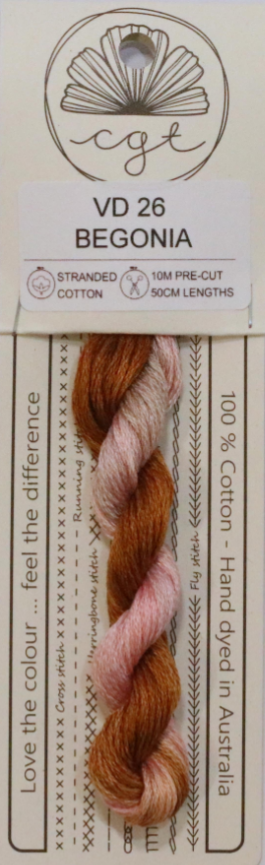 Cottage Garden Threads - Feathers & Petals Range VD