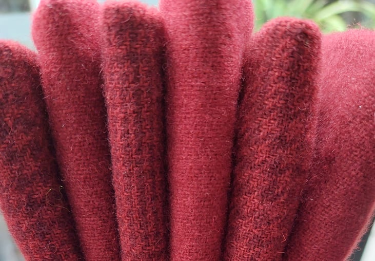 Weeks Dye Works Felted Wool - Merlot