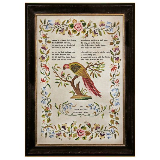 Eliza bell Cox 1832 ~ Reproduction Sampler by Hands Across the Sea Samplers