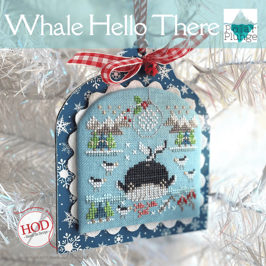 Whale Hello There  - Cross Stitch Pattern by Hands On Design