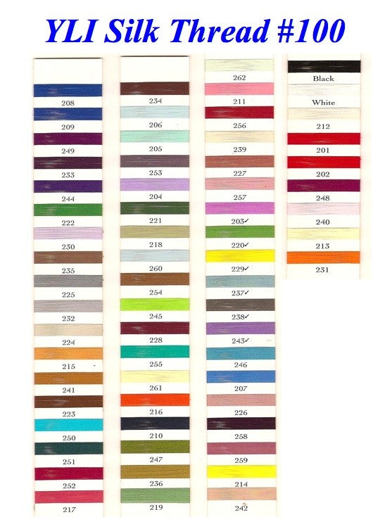 YLI #100 Silk Thread