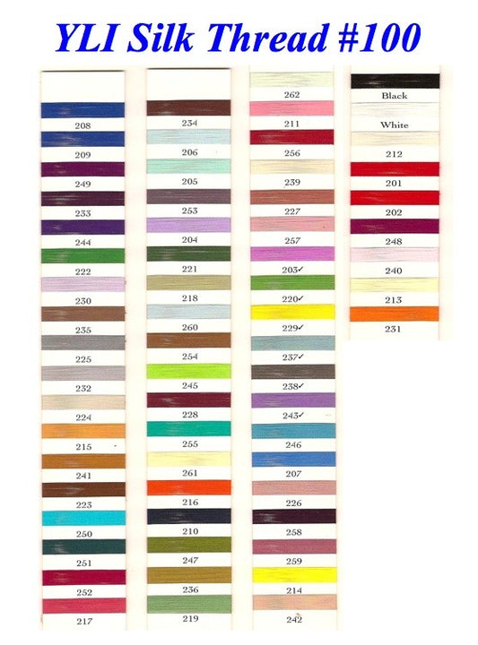 YLI #100 Silk Thread
