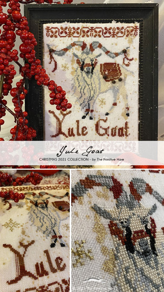 Yule Goat - Cross Stitch Pattern by The Primitive Hare