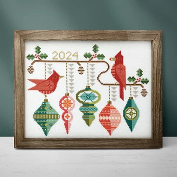 Bauble Birds - Cross Stitch Pattern by Boomerang Stitches