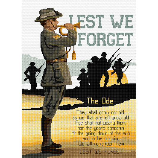 Lest We Forget - Cross Stitch Pattern by CountryThreads