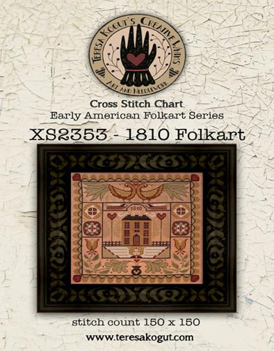 1810 Folkart - Cross Stitch Pattern by Teresa Kogut