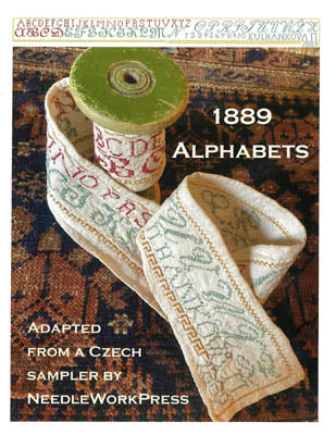 1889 Alphabets - Reproduction Sampler pattern by Needlework Press