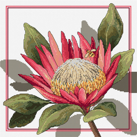 King Protea - Cross Stitch Chart by Country Threads